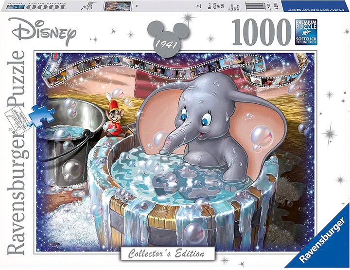 Puzzle Ravensburger Walt Disney Dumbo 70 x 50 cm 1000 elementów (4005556196760) - obraz 1