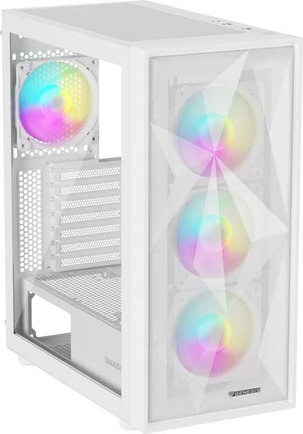 Корпус Natec Genesis Diaxid 605 ARGB White (NPC-2173) - зображення 3