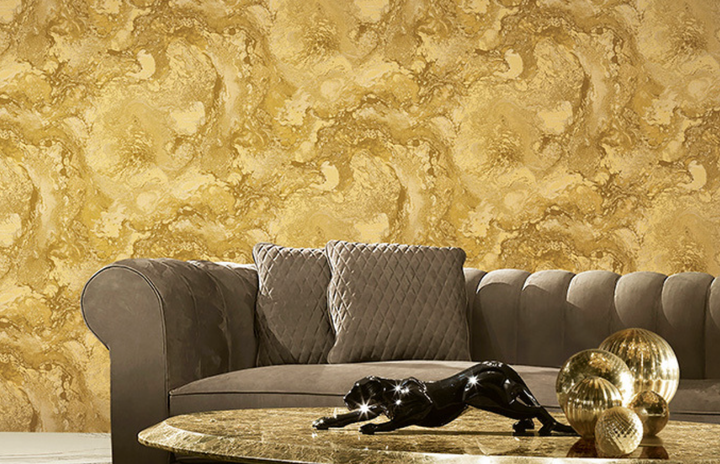 Шпалери вінілові на флізеліновій основі Бежеві Decori&Decori Carrara Best 1,06 х 10,05м (82653) - зображення 3