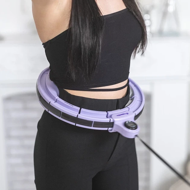 Хула-хуп з магнітами та обважнювачами inSPORTline Weight Hoop Pro 69-105 см - изображение 5