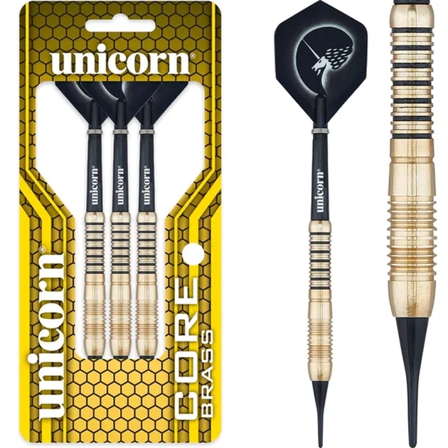 Дротики для дартсу Unicorn Core Brass S2 - 3 шт - изображение 3