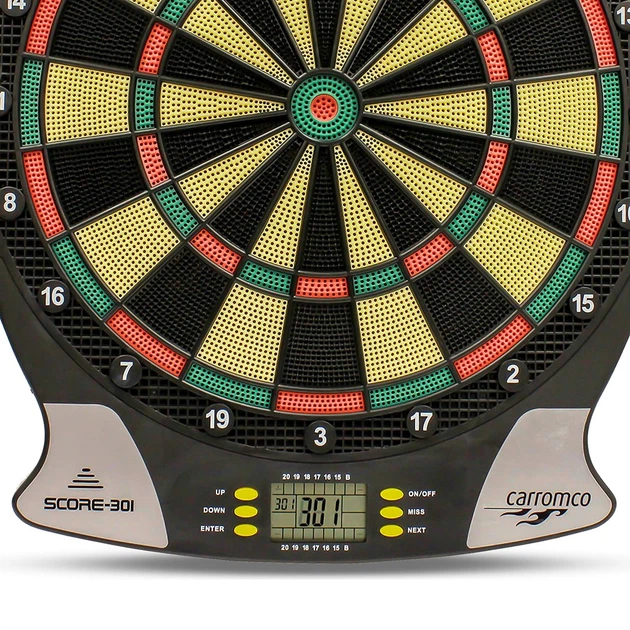 Дартс електронний CARROMCO Score 301 - 39 см - изображение 2