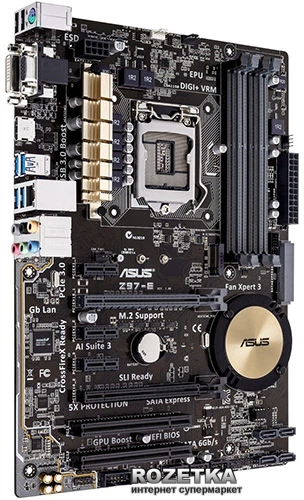 Материнская плата Asus Z97-E (s1150, Intel Z97, PCI-Ex16) – фото