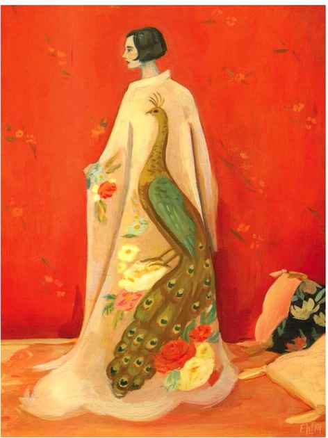 Пазл New York Company Dream World Кімоно з малюнком павича 68 x 49 см 1000 деталей (0819844018467) - зображення 3