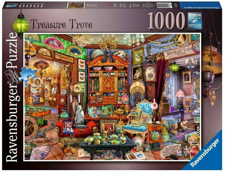 Пазл Ravensburger Шафа зі скарбами 1000 деталей (4005555001058) - зображення 1