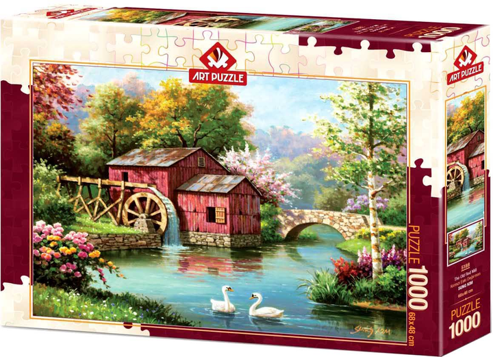 Пазл Art Puzzle Червоний старий млин 68 x 48 см 1000 деталей (8682450141889) - зображення 1