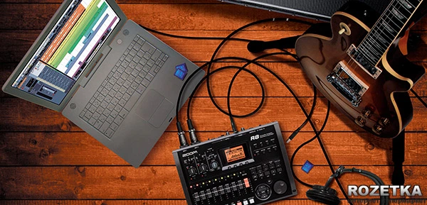 Аудиоинтерфейс / рекордер Zoom R8 (525 512) – фото, отзывы