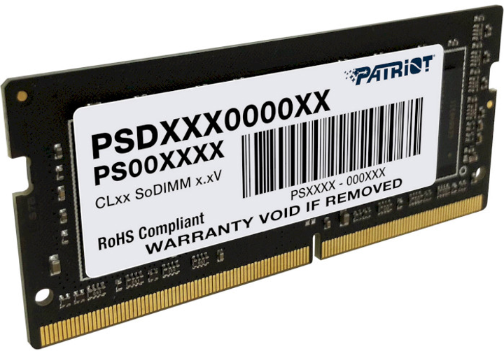 RAM Patriot SODIMM DDR4-3200 16384MB PC4-25600 (7D4932AB9CH00800PT) - obraz 2