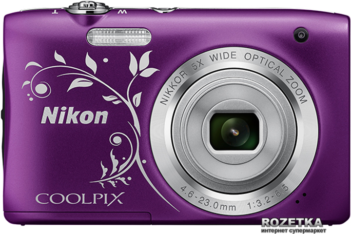 Фотоаппарат Nikon Coolpix S2900 Purple Lineart (VNA834E1