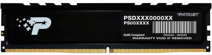 Оперативна пам'ять Patriot DDR5-5600 24576MB PC4-44800 Signature Line Premium Black (PSP524G560081H1) - зображення 1