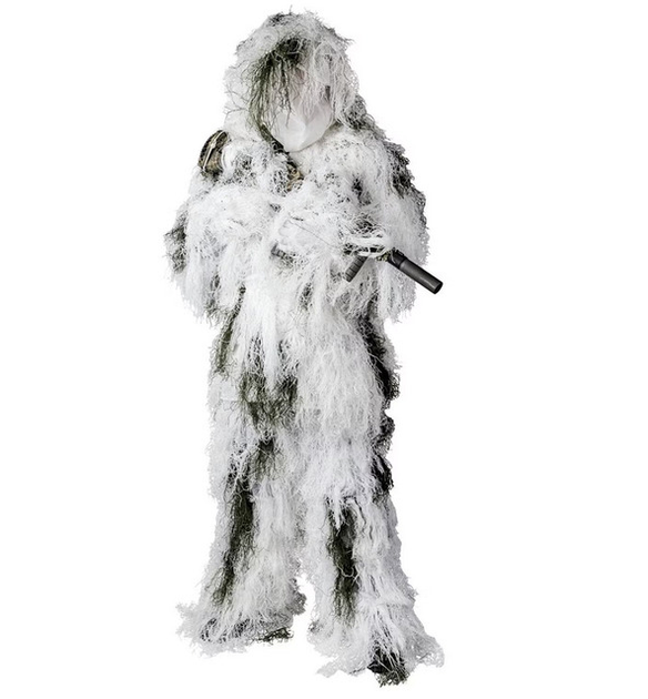 Костюм маскувальний HELIKON-TEX GHILLIE Suit White (KP-GHL-PO-20-B06) - зображення 1