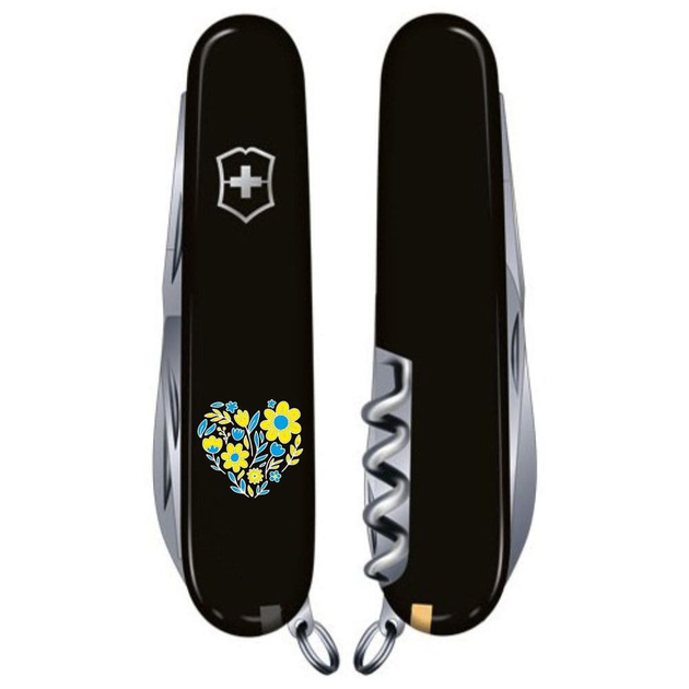 Складаний ніж Victorinox SPARTAN UKRAINE Квіткове серце 1.3603.3_T1246u - зображення 2