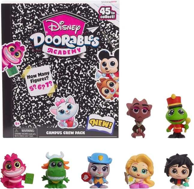 Набір фігурок Дісней 5-7 шт Disney Doorables Academy Campus Crew