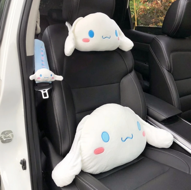 Подголовник подушка в автомобиль Sanrio Cartoon Cinnamoroll 25x15см - изображение 3