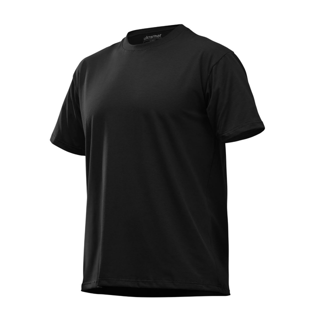 Футболка Basic Military Ukramor T-shirt без логотипу. Cotton and Elastane, чорний M - зображення 1