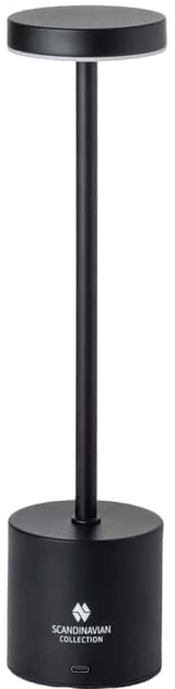 Lampa stołowa Scandinavian Collection Touch Tablelamp Black (5740007816628) - obraz 1