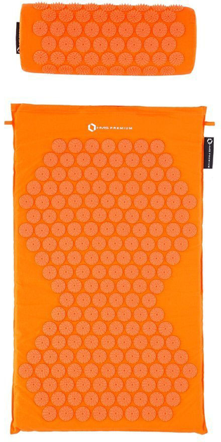 Mata HMS Premium do akupunktury 74 x 42 x 2 cm z poduszką Pomarańczowa (5907695540604) - obraz 5