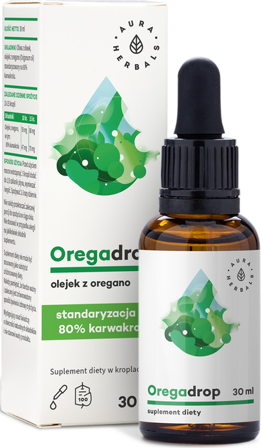 Aura Herbals Oregadrop Olejek z Oregano krople 30 ml (5902479610634) - obraz 1