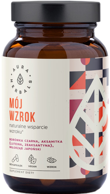 Suplement diety Aura Herbals Mój Wzrok 60 kapsułek Seria na oczy (5902479612355) - obraz 1