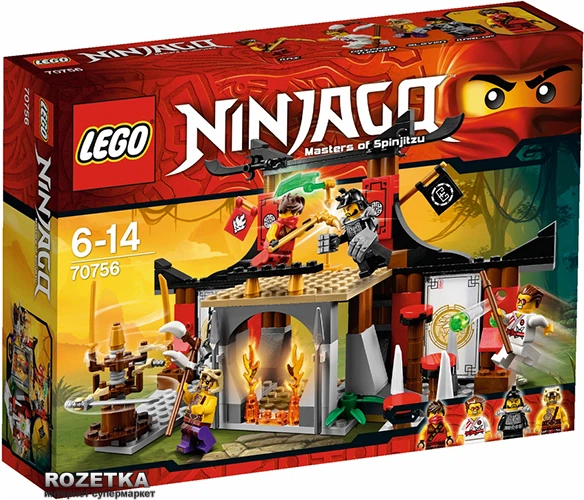 Конструктор LEGO NINJAGO Столкновение в Додзё (70756) – игрушки с