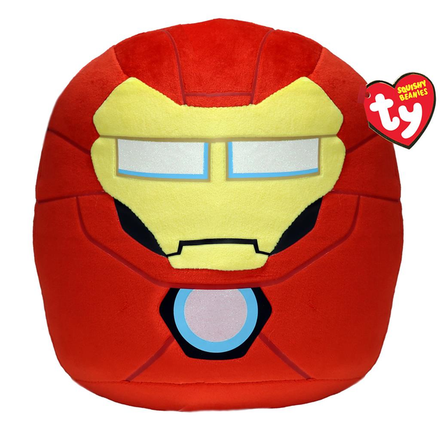 М'яка іграшка TY Squishy Beanies Marvel Залізна людина 30 см (00084213935101 - зображення 1