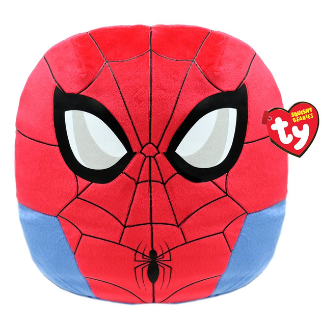 М'яка іграшка TY Squishy Beanies Marvel Спайдермен 30 см (0008421393527) - зображення 1