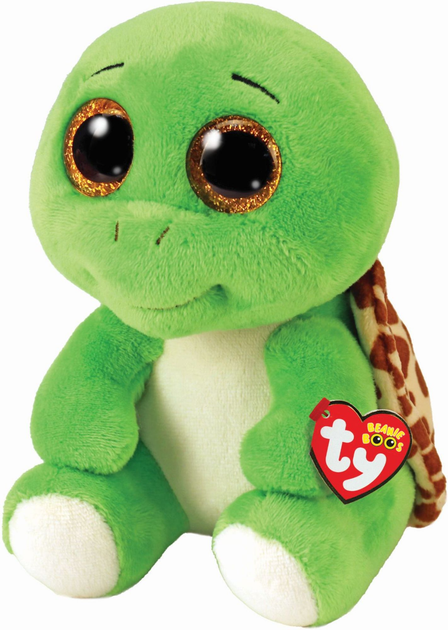 Maskotka TY Beanie Boos Żółw Turbo Zielony 24 cm (0008421381326) - obraz 1