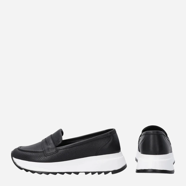 Mokasyny damskie skórzane VENEZIA D006LEBLOBM048 36 Czarne (5906140518489) - obraz 4