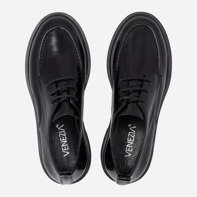 Buty derby damskie VENEZIA H003PABLOBL045 39 Czarne (5906140525432) - obraz 5