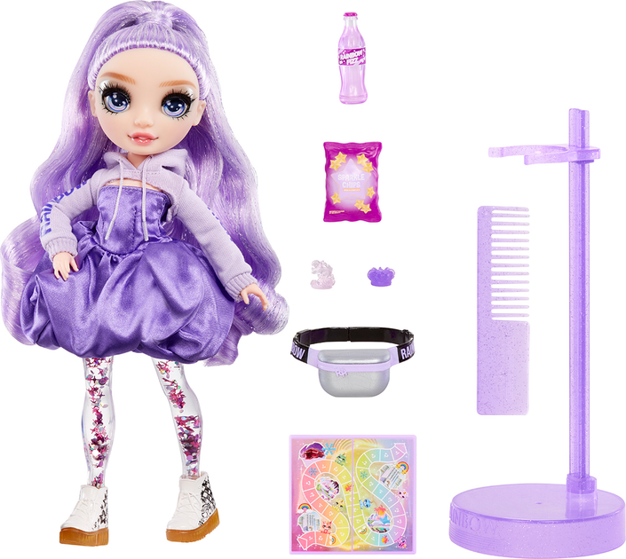 Кукла Rainbow High Sparkle & Shine Виола с аксессуарами (427810) - изображение 7