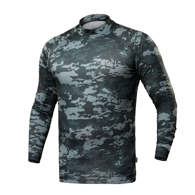 Рашгард тактичний Raptor Ukrarmor Rashguard Dark Multicam. Slim fit, polyester XL - изображение 1