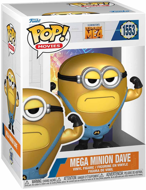 Фігурка Funko POP Movies: Despicable Me 4 - Mega Minion Dave (5908305248354) - зображення 1