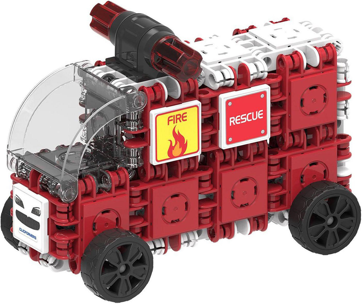 Klocki konstrukcyjne Clicformers Rescue Kit 7 w 1 Straż pożarna 73 elementów (8809465532888) - obraz 6