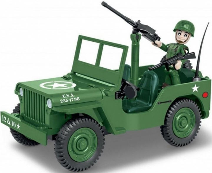 Klocki konstrukcyjne Cobi HC WWII Willys MB 1/4-Ton 4x4 92 elementy (5902251023997) - obraz 2