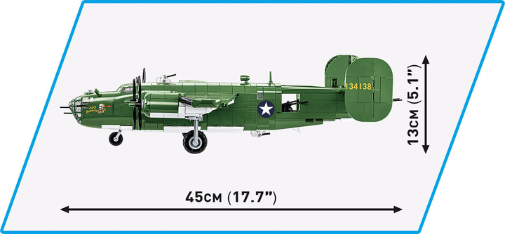 Klocki konstrukcyjne Cobi Consolidated B-24 Liberator 1445 elementów (5902251057398) - obraz 5