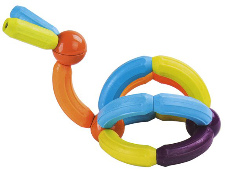 Klocki magnetyczne LEAN Toys Large of Magnetic Blocks in a Case 64 elementy (5905991001751) - obraz 5