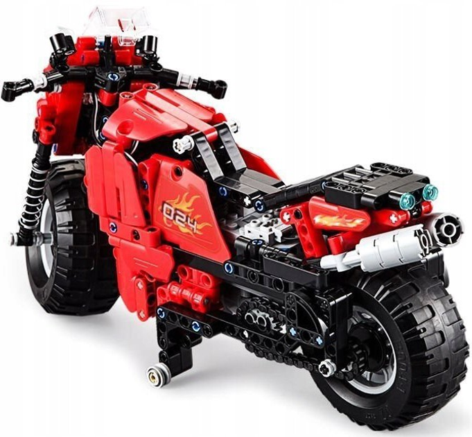 Конструктор LEAN Toys Cada Мотоцикл на радіокеруванні 484 деталі (5904204752442) - зображення 4