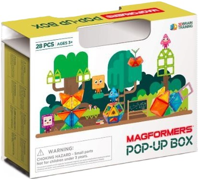 Klocki magnetyczne Magformers Pop Up Box 28 elementów (0730658110065) - obraz 1