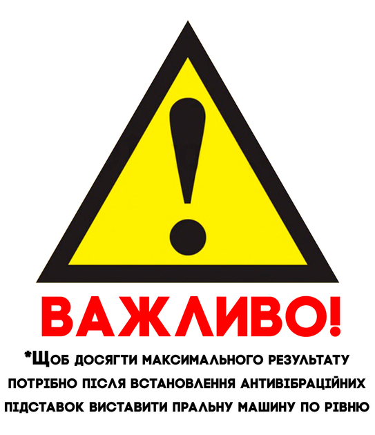 Антивибрационные Подставки ножки для стиральной машины, холодильника или посудомоечной машинки (4 шт) Серые Supretto - изображение 2