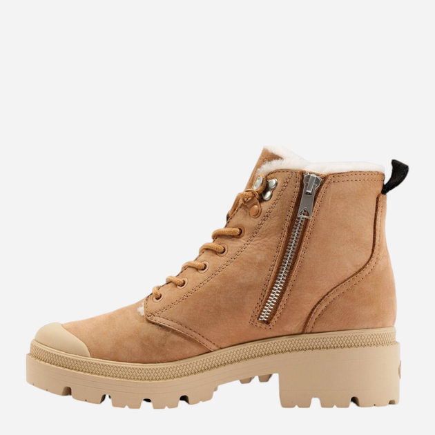 Жіночі зимові черевики високі Palladium Pallabase Nbk Zip Wl 98867-223-M 40 (6.5UK) 25.5 см Руді (196660181347) - зображення 3