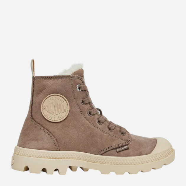 Жіночі зимові черевики високі Palladium Pampa Hi Zip Wl 95982-212-M 37.5 (4.5UK) 23.5 см Світло-коричневі (196660170020) - зображення 1