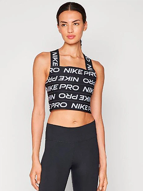 Спортивный топ для зала женский Nike W Np Bandage Tank FZ6988-010 L Черный (197599430315) - Фото 1 Спортивный топ для зала женский Nike W Np Bandage Tank FZ6988-010 L Черный (197599430315) - изображение 1