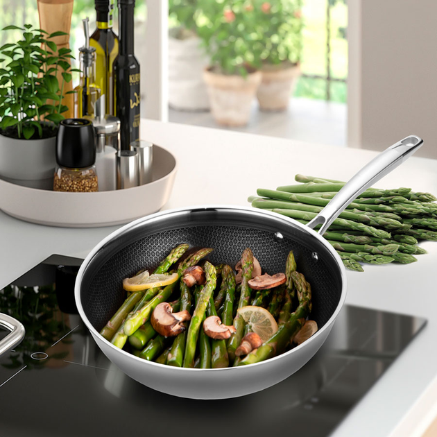 Profesjonalna patelnia Wok Maestro 30 cm (MR-1224-30) - obraz 5