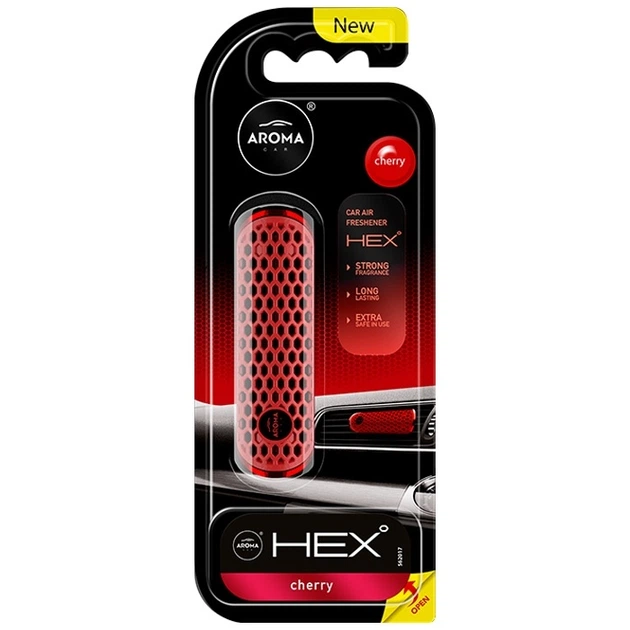 Полимерный освежитель воздуха для обдува 10г - "Aroma" - HEX - Вишня (Cherry) 83580 - изображение 2