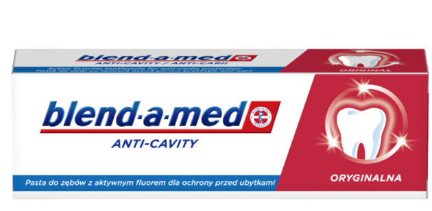 Зубная паста Blend-a-med Анти-кариес Original 75 мл - Фото 2 Зубная паста Blend-a-med Анти-кариес Original 75 мл - изображение 2