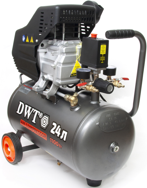 Компрессор воздушный DWT K11-24 24 л - изображение 2