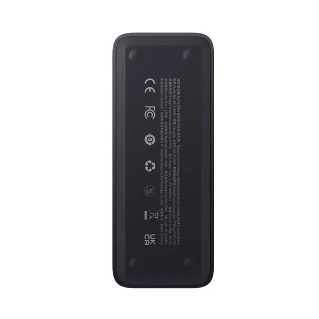 Автомобільний пуско-зарядний пристрій Baseus Super Energy Alpha Series Jump Starter 600A Cosmic Black (C00259200121-00) - изображение 3