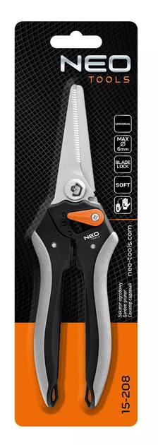 Sekator uniwersalny NEO Tools 210 mm do 6 mm 15-208 (5907558464818) - obraz 4