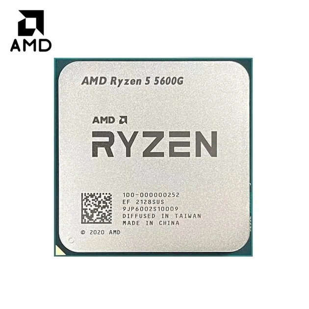 Процессор AMD Ryzen 5 5600G (3.9 - 4.4 GHz), 6 ЯДЕР, 16MБ КЕШ, AM4