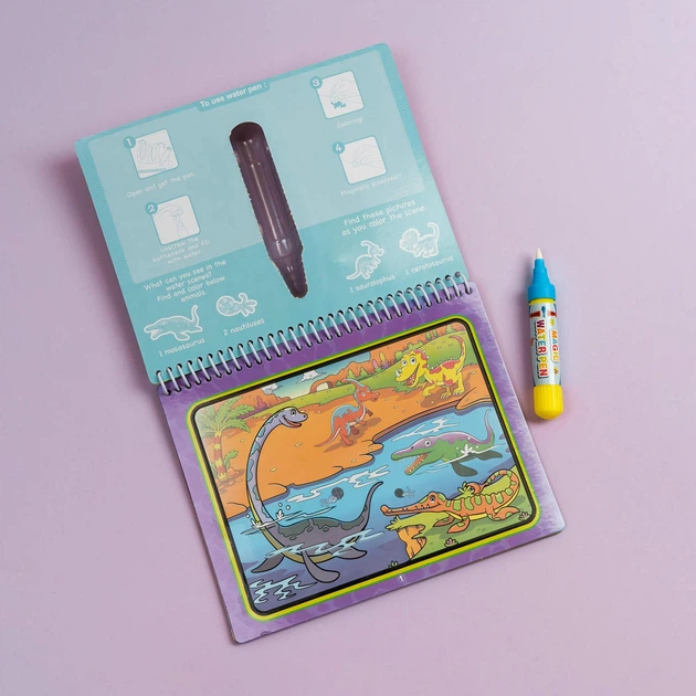 Водні розмальовки Coloring & Drawing Динозаври - зображення 2